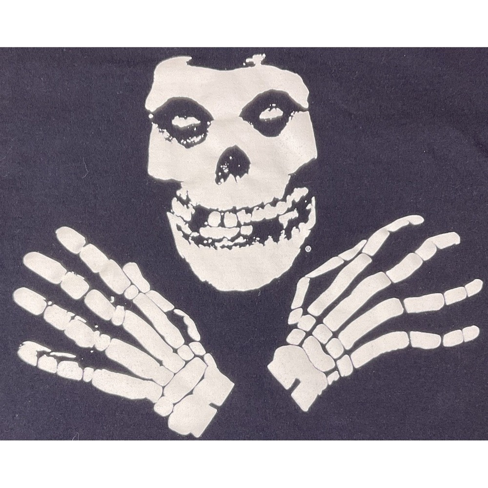 Punk Rock Band Misfits Front/back Logo Tee Shirt Size Medium